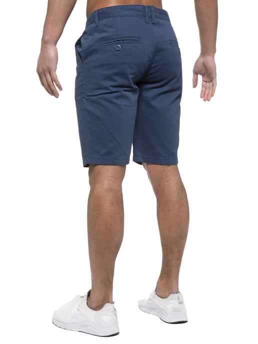 Enzo | Mens Chino Shorts In Blue - Image 5